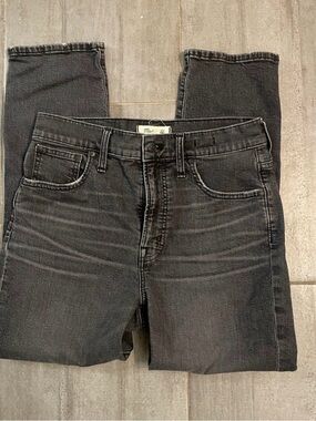 Madewell Black Perfect Vintage Crop Jeans